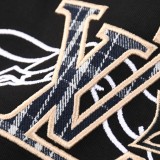 累積売上総額第１位！ ルイヴィトン コピー 2026SS 刺繍ラウンドネック半袖Tシャツ