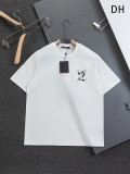 ★超人気 ルイヴィトン コピーおすすめ 2026SS 刺繍ラウンドネック半袖Tシャツ