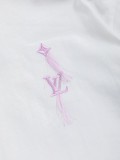 超話題! ルイヴィトン n級品 2026SS 刺繍ラウンドネック半袖Tシャツ
