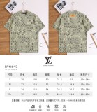追跡付 ルイヴィトン 激安偽物 2026SS 老花満印ロゴ丸首半袖Tシャツ