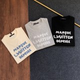 大人気 ルイヴィトン 激安通販 2026SS ロゴ刺繍半袖Tシャツ