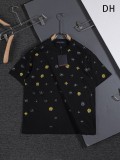 大人気 ルイヴィトン 偽物通販 2026SS 刺繍ラウンドネック半袖Tシャツ