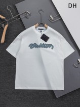 超奇跡の入荷☆ ルイヴィトン 激安通販 2026SS 刺繍ラウンドネック半袖Tシャツ