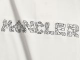 大人気 モンクレール 激安通販 の2026SS アルファベットロゴ刺繍半袖Tシャツ