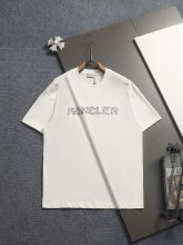 大人気 モンクレール 激安通販 の2026SS アルファベットロゴ刺繍半袖Tシャツ