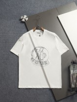 【限定】 モンクレール スーパーコピー の2026SS アルファベットロゴ刺繍半袖Tシャツ