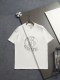 【限定】 モンクレール スーパーコピー の2026SS アルファベットロゴ刺繍半袖Tシャツ