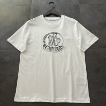 高品質 モンクレール コピー の2026SS アルファベット柄クルーネック半袖Tシャツ