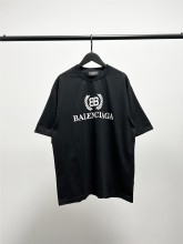 【話題商品！】 バレンシアガ 偽物通販 の2026SS麦の穂プリント半袖Tシャツ