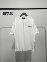 追跡付 バレンシアガ 激安通販 の2026SS プリント波のアルファベット半袖Tシャツ