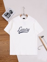追跡付 バレンシアガ コピー の2026SS 刺繍ラウンドネック半袖Tシャツ
