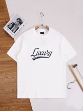 追跡付 バレンシアガ コピー の2026SS 刺繍ラウンドネック半袖Tシャツ