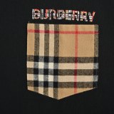 新作 バーバリー コピー の2026SSチェックポケット刺繍アルファベット半袖