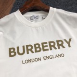 稀少 バーバリー コピー の2026SS プリントロゴ半袖Tシャツ