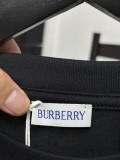 ★超人気 バーバリー コピーおすすめ の2026SS クラシック刺繍ブルー戦馬プリントTシャツ
