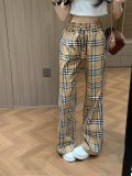 入手困難 バーバリー n級品 の2026SS刺繍馬術騎士チェックパンツ