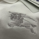 日本未入荷 バーバリー スーパーコピー の2026SS 純色小馬標刺繍ポロシャツ
