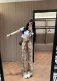入手困難 バーバリー n級品 の2026SS刺繍馬術騎士チェックパンツ