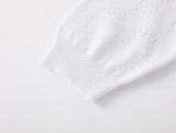 【話題商品！】 グッチ コピー の2026SS ニットレディース透かし丸首菱格子定番柄半袖