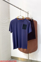超奇跡の入荷☆ エルメス 偽物通販 2026SS刺繍入りメンズクルーネックTシャツ