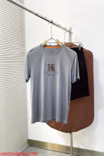 累積売上総額第１位！ エルメス コピー 2026SS刺繍入りメンズクルーネックTシャツ