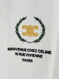 稀少 セリーヌ コピーおすすめ の2026SSクルーネック半袖Tシャツ
