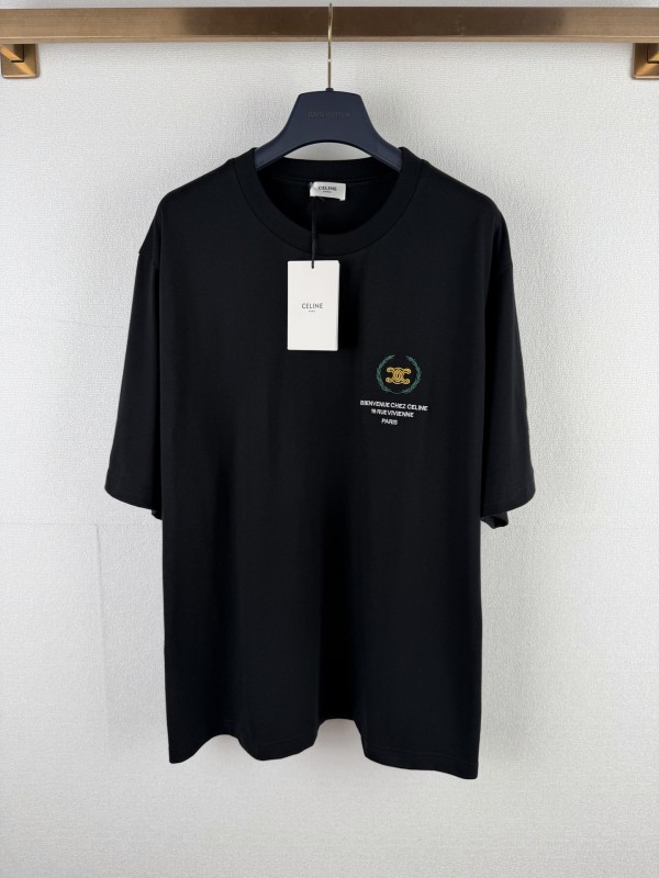 大人気 セリーヌ 激安偽物 の2026SSクルーネック半袖Tシャツ