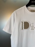 大人気 ディオール コピーおすすめ の2026SS刺繍半袖Tシャツ