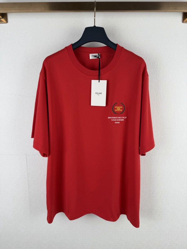 ★超人気 セリーヌ n級品 の2026SSクルーネック半袖Tシャツ
