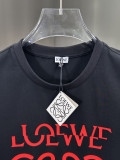 追跡付 ロエベ 激安偽物 の2026SSプリントクルーネック半袖Tシャツ