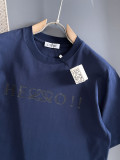 累積売上総額第１位！ ロエベ コピー の2026SSクルーネック半袖Tシャツ