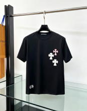 累積売上総額第１位！ クロムハーツ コピーおすすめ の2026SSクルーネック半袖Tシャツ