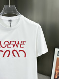 新作 ロエベ コピーおすすめ の2026SSプリントクルーネック半袖Tシャツ