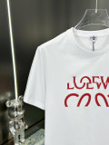 新作 ロエベ コピーおすすめ の2026SSプリントクルーネック半袖Tシャツ