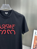 追跡付 ロエベ 激安偽物 の2026SSプリントクルーネック半袖Tシャツ