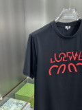 追跡付 ロエベ 激安偽物 の2026SSプリントクルーネック半袖Tシャツ