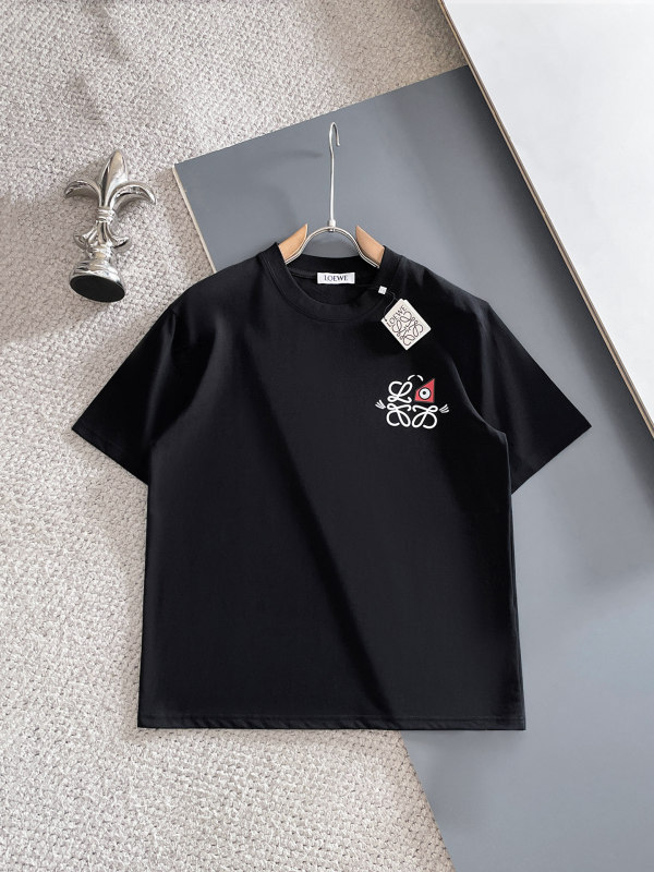 一目惚れ♪ ロエベ スーパーコピー の2026SSクルーネック半袖Tシャツ