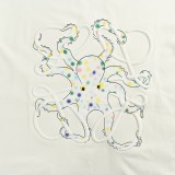 高品質 ロエベ 激安偽物 の2026SSタタコプリント刺繍ロゴ半袖