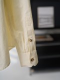 新作 ロエベ n級品 の2026SS 開襟ロゴ刺繍ライセル長袖シャツ