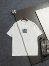 一目惚れ♪ ロエベ 激安通販 の2026SS刺繍花洗い半袖Tシャツ