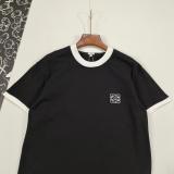 入手困難 ロエベ コピー の2026SS定番パッチワーク刺繍ロゴ入り半袖Tシャツ