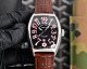 累積売上総額第１位！ フランクミュラー-FranckMuller 激安通販 の全自動機械コア両面カーフメンズ腕時計