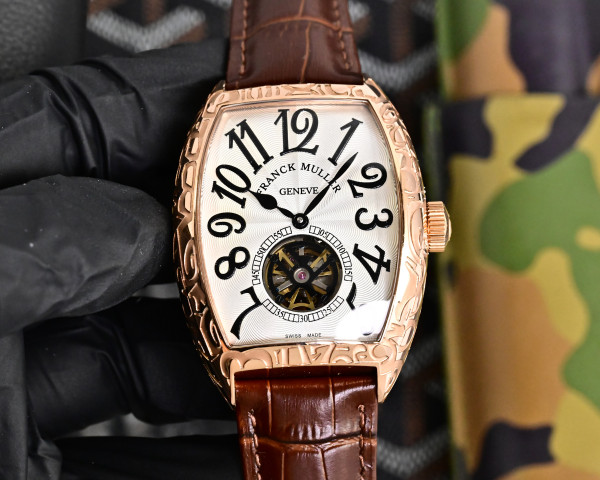 追跡付 フランクミュラー-FranckMuller n級品 の全自動機械コア両面カーフ原装針 メンズ腕時計
