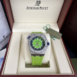 日本未入荷 オーデマ ピゲAudemars Piguet 偽物通販 2026SS牛脂果緑文字盤メンズ腕時計