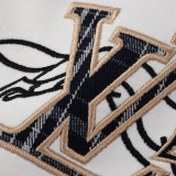 超話題! ルイヴィトン 偽物通販 2026SS 刺繍ラウンドネック半袖Tシャツ