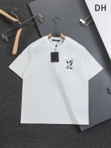 入手困難 ルイヴィトン コピーおすすめ 2026SS 刺繍ラウンドネック半袖Tシャツ