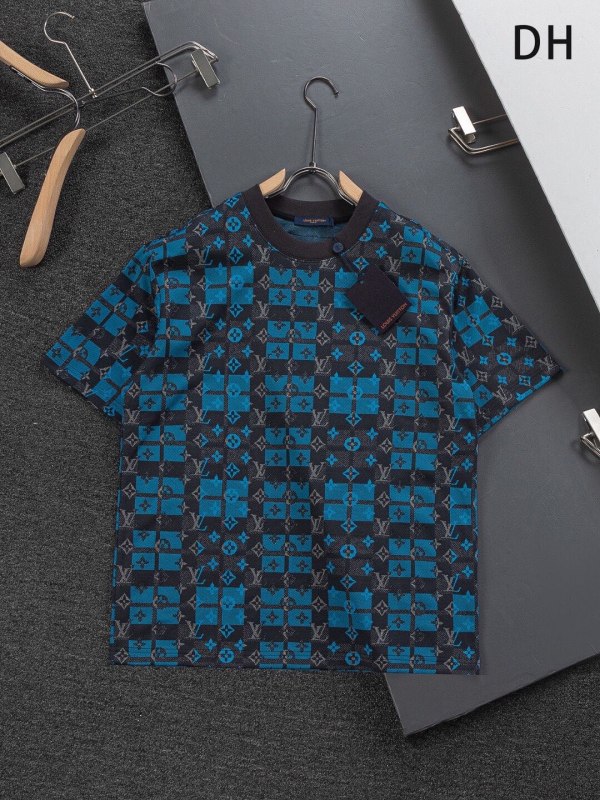 【話題商品！】 ルイヴィトン 激安通販 2026SS 刺繍ラウンドネック半袖Tシャツ