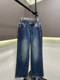 高品質 ルイヴィトン 激安通販 2026SS カラーウォッシュデニムパンツ