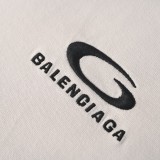 超話題! バレンシアガ スーパーコピー 2026SS 刺繍長袖Tシャツ