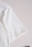入手困難 フェンディ n級品 の2026SS 刺繍百合円襟半袖Tシャツ